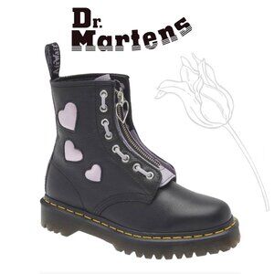 DR MARTINS 1460 Zip Heart Lug Sole Boot